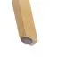 Esszimmerstuhl 2er Set mit freundlichen Farben & hellem Holz, Farbe: Grau / Eiche, Stuhlbeine aus Hevea Massivholz