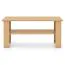 Couchtisch Polon 2 | Farbe: Eiche Sonoma | robust & pflegeleicht | 90 x 50 x 50 cm | große zusätzliche Ablage | Wohnzimmertisch