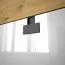 Jugendzimmer - Drehtürenschrank / Kleiderschrank Garian 04, Farbe: Eiche / Weiß / Grau - Abmessungen: 191 x 120 x 50 cm (H x B x T)