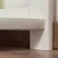 Regal - 40 cm breit, Kiefer Holz-Massiv, Farbe: Weiß