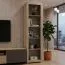 Regal Lorengau 27, Farbe: Sonoma Eiche - Abmessungen: 202 x 55 x 40 cm (H x B x T)