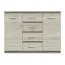 Kommode Pamulang 10, Farbe: Sonoma Eiche - Abmessungen: 91 x 122 x 40 cm (H x B x T)