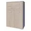 Kommode Kerowagi 06, Farbe: Sonoma Eiche - Abmessungen: 125 x 85 x 41 cm (H x B x T)