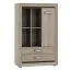 Kommode Kundiawa 13, Farbe: Sonoma Eiche hell / Sonoma Eiche dunkel - Abmessungen: 140 x 90 x 40 cm (H x B x T)