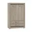 Kommode Kundiawa 08, Farbe: Sonoma Eiche hell / Sonoma Eiche dunkel - Abmessungen: 140 x 90 x 40 cm (H x B x T)