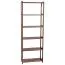 Regal Kiefer massiv Vollholz Nussfarben Junco 54B - 200 x 70 x 30 cm (H x B x T)
