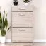 Schuhschrank Pamanukan 03, Farbe: Sonoma Eiche - Abmessungen: 98 x 56 x 26 cm (H x B x T)