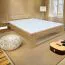Buche Massivholz Bettgestell 160 x 200 cm Natur
