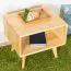 Nachtkommode Kiefer massiv natur Aurornis 47 - Abmessungen: 44 x 50 x 40 cm (H x B x T)