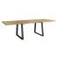 Esstisch Kastav 31, Farbe: Eiche / Schwarz - 280 x 94 cm (B x T)