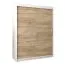 150 cm breiter Kleiderschrank mit 5 Fächern und 2 Türen | Farbe: Sonoma Eiche / Weiß Abbildung