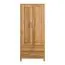 Schrank, Eiche Vollholz massiv - 180 x 90 x 40 cm (H x B x T) Abbildung