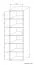 Schrank Cianjur 14, Farbe: Eiche / Weiß - Abmessungen: 209 x 60 x 40 cm (H x B x T)