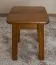 Massivholz Hocker