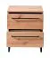 Modernes Schlafzimmer Komplett - Set B Crina, 6-teilig, ein Kleiderschrank, ein Doppelbett, zwei Nachtkommoden, eine Kommode und ein Spiegel, ABS-Kantenschutz