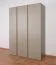 Moderner Kleiderschrank Fricourt 01, Mintgrün / Eiche dunkel, 195 x 145 x 50 cm, mit 9 Fächern und 2 Kleiderstangen, ABS-Kanten, robust und langlebig