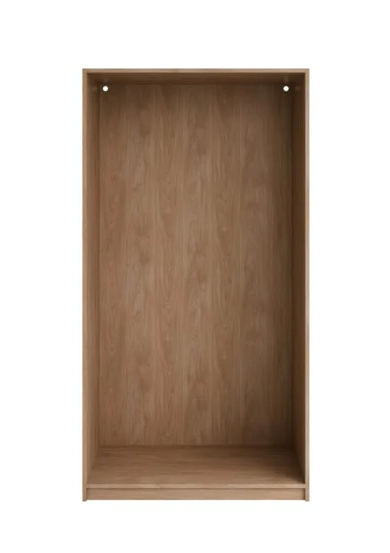 Kleiderschrank Korpus | Farbe: Eiche Puccini | Maße: 103 x 55 x 196 cm