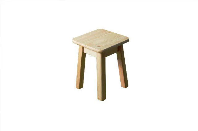 Massivholz Hocker