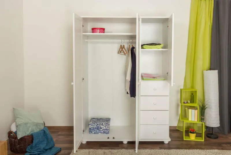 Schlafzimmerschrank in weiß Abbildung