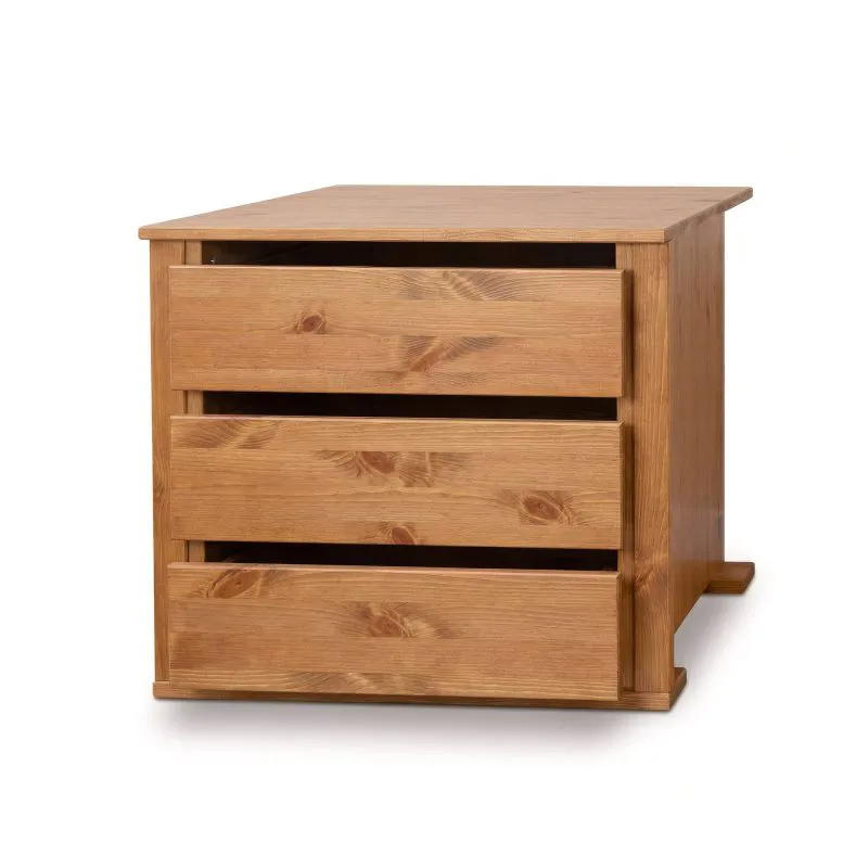 Eingebaute Schubladen für Kleiderschränke | Farbe: Eiche | Maße: 62 x 57 x 41 cm