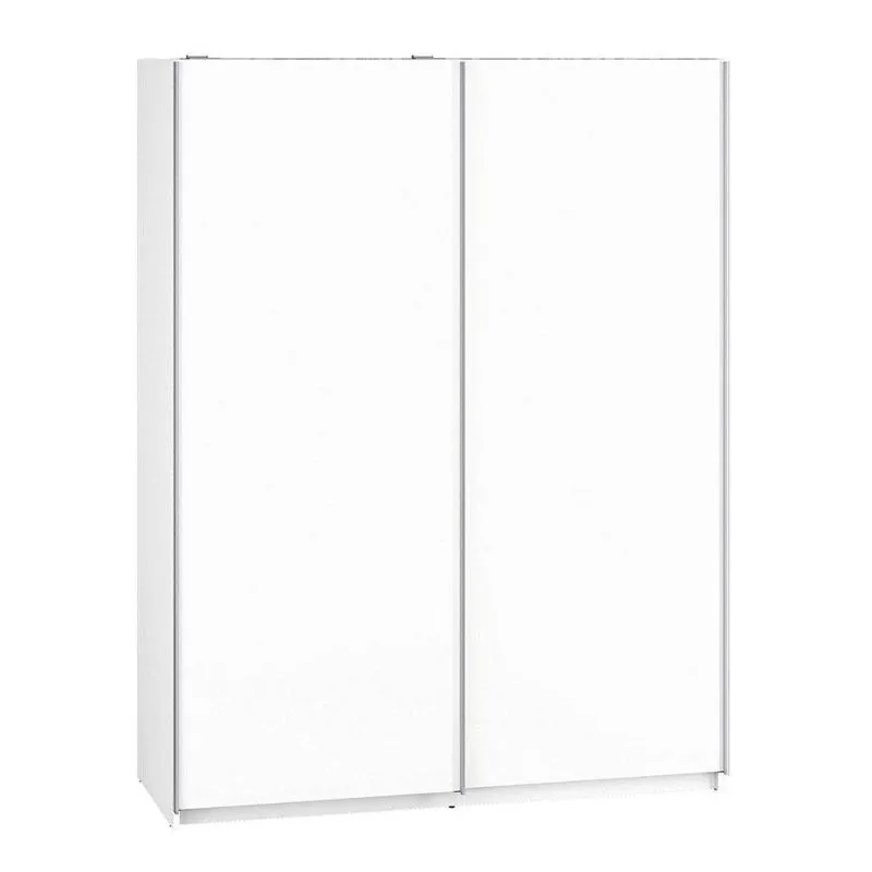 Jugendzimmer - Kleiderschrank, Farbe: Weiß - Abmessungen: 200 x 151 x 62 cm (H x B x T) Abbildung