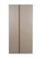 Schlichter Kleiderschrank Fricourt 03, Mintgrün / Eiche dunkel, 195 x 90 x 50 cm, mit 7 Fächern und 1 Kleiderstange, ABS-Kanten, hochwertig verarbeitet