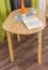Küchentisch 115x70 cm Kiefer massiv, Farbe: Natur Abbildung