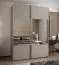 Kleiderschrank / Schiebetürenschrank | Spiegel | Soft-Close | 11 Fächer | 2 Schiebetüren | 2 Kleiderstangen | 245,5 x 180 x 64 cm | Farbe: Kaschmir