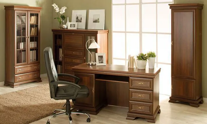 Schmaler Schrank, Farbe: Dunkelbraun - 193 x 58 x 40 cm (H x B x T) Abbildung