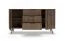 Kommode | Farbe: Eiche Dunin | 3 Schubladen | inkl. LED-Beleuchtung | 154 x 40 x 83 cm | 2 Türen | Soft-Close Funktion | 4 Fächer | Sideboard | schlanke Metallbeine