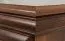 Kommode Sentis 13, Farbe: Dunkelbraun - 117 x 158 x 46 cm (H x B x T)