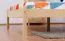 Kinderbett / Jugendbett Kiefer massiv Vollholz natur 85, inkl. Lattenrost - 140 x 200 cm (B x L)