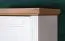 Schuhschrank Lotofaga 02, Farbe: Weiß / Walnuss - 102 x 86 x 38 cm (H x B x T)