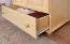 Garderobenschrank Kiefer Vollholz massiv natur - Abmessung 195 x 102 x 59 cm (H x B x T)