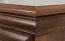Schmaler Schrank, Farbe: Dunkelbraun - 193 x 58 x 40 cm (H x B x T)