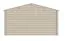 Gartenhaus Wiesentraum 03, Grundfläche 12 m², 34 mm Blockbohlenhaus, Naturbelassen, Satteldach, mit 1 Doppeltür und 1 Einzelfenster