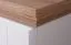 Schuhschrank Cuenca 10, Farbe: Eiche / Weiß - Abmessungen: 99 x 80 x 39 cm (H x B x T)