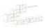 Wohnwand mit Push-to-open Funktion Balestrand 318, Farbe: Schwarz / Eiche Wotan - Abmessungen: 150 x 330 x 40 cm (H x B x T)