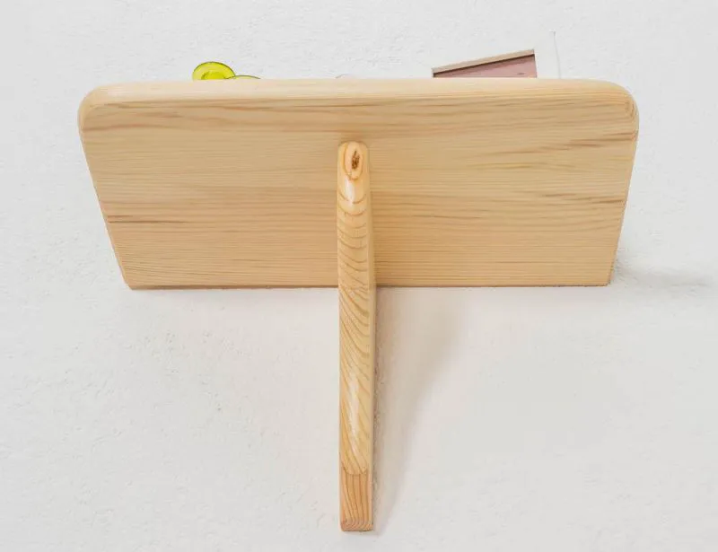 Bücherregal - 40 cm breit, Kiefer Holz-Massiv, Farbe: Natur Abbildung