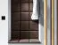 Polsterpaneele, 10er Set, Farbe: Dunkelbraun, Bezug: Velour, Maße: 50 x 40 cm