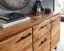 Sideboard, Farbe Sheesham, teilmassiv - Abmessungen: 82 x 145 x 45 cm (H x B x T)
