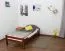 Kinderbett / Jugendbett "Easy Premium Line" K1/1n, Buche Vollholz massiv Kirschfarben - Maße: 90 x 200 cm