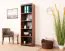 Regal Mojokerto 14, Farbe: Walnuss / Schwarz - Abmessungen: 194 x 70 x 39 cm (H x B x T)