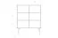 Vitrine Rolleston 21 Kernbuche massiv geölt - Abmessungen: 117 x 97 x 46 cm (H x B x T)