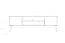 TV-Unterschrank Rolleston 28 Kernbuche massiv geölt - Abmessungen: 57 x 180 x 46 cm (H x B x T)