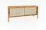 TV-Unterschrank Wellsford 11 Wildeiche massiv geölt - Abmessungen: 64 x 142 x 46 cm (H x B x T)
