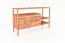 Regal Wellsford 34 Kernbuche massiv geölt - Abmessungen: 86 x 142 x 46 cm (H x B x T)