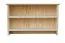 Bücherregal - 81 cm breit, Kiefer Holz-Massiv, Farbe: Natur