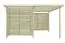 Steiner Shopping Gerätehaus 10, aus Kiefernholz - Außenmaße: 408 x 254 x 225 cm (L x B x H)
