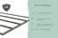 Pultdach Gartenhaus, Fichte, anthrazit / graualuminium, metallverstärkte Kanten, witterungsbeständiges Trapezblechdach, Zylinderschloss, 2,09×2,13 m